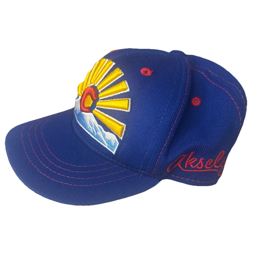 Aksels Colorado SnapBack Hat Sunset View 3D Youth Size